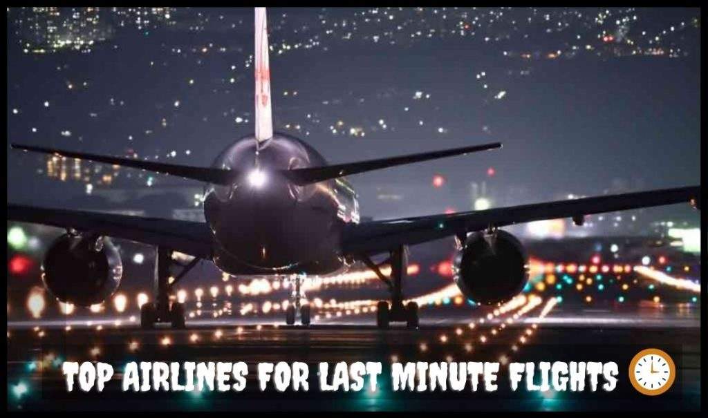 Top Airlines For Last Minute