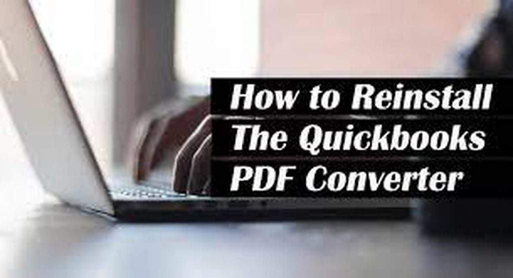 Reinstall QuickBooks PDF Converter